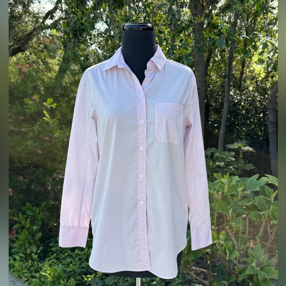 Athleta "Long and Lean Passage" long-sleeve button-down shirt - size XS
